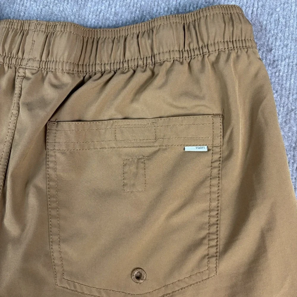 Vuori Mens Brown M Swim Trunks Shorts 5
